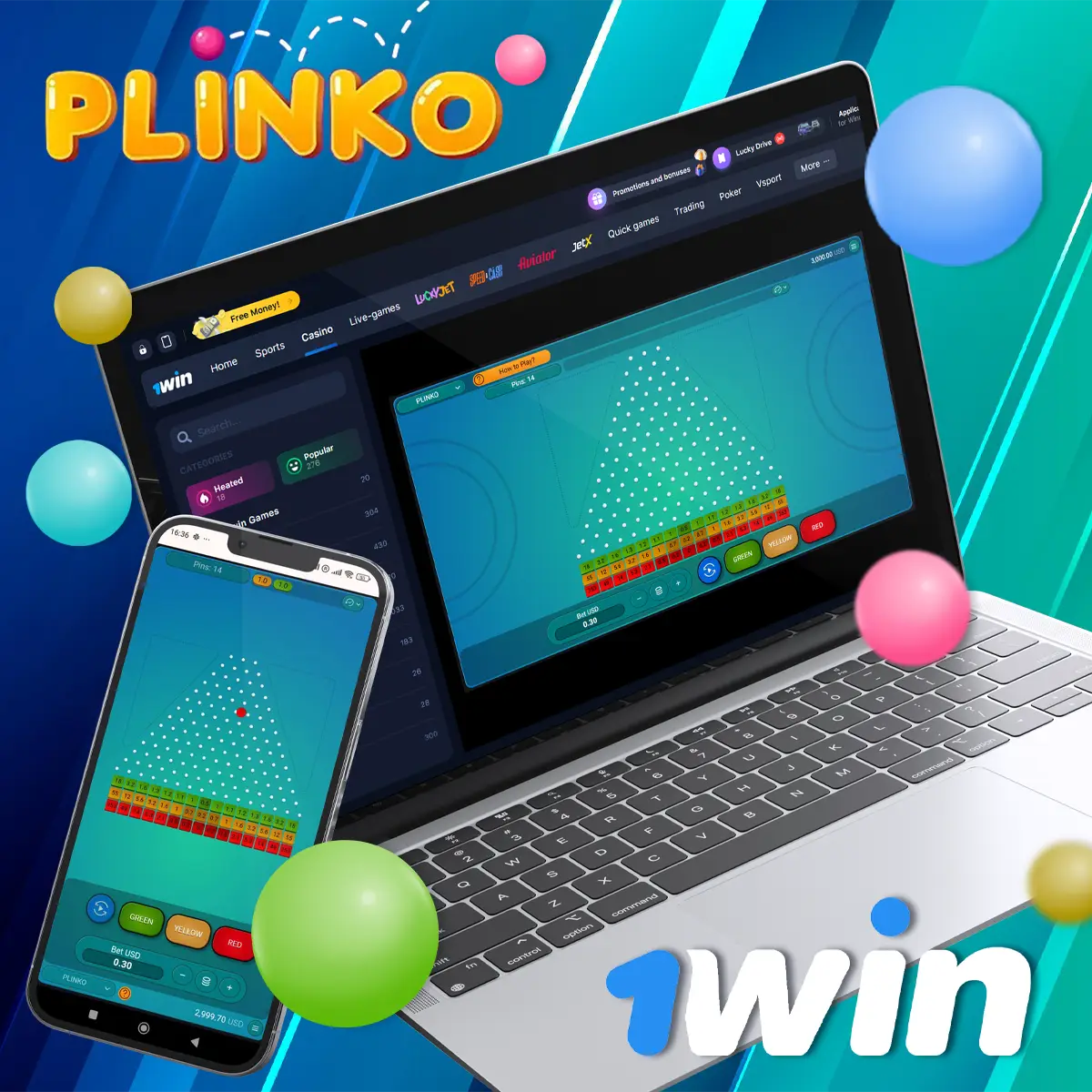 Review 1Win Plinko