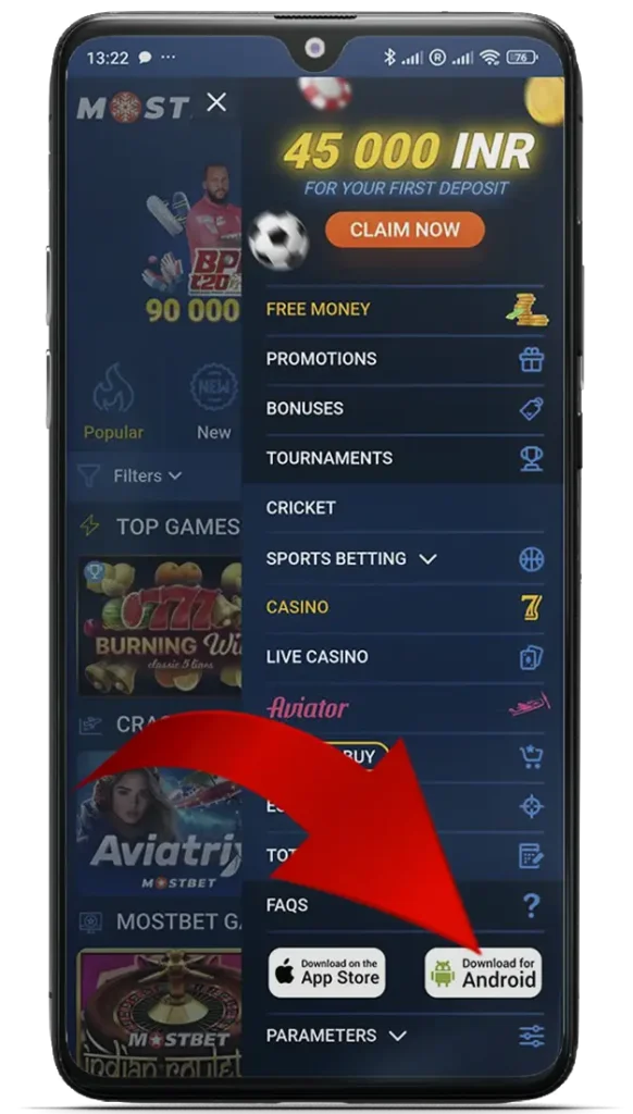 Download Mostbet App for Android