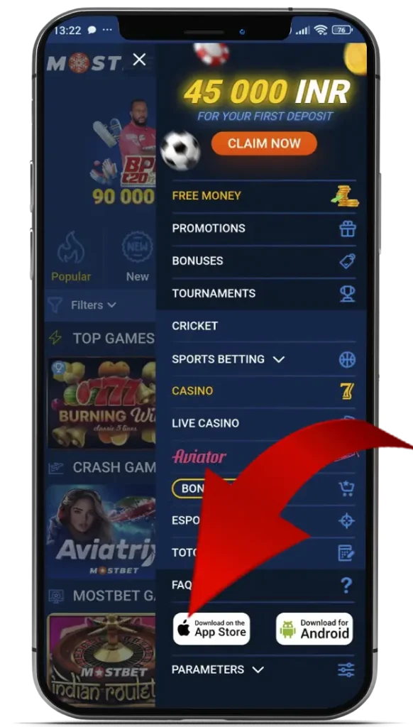Download Mostbet App for iOS