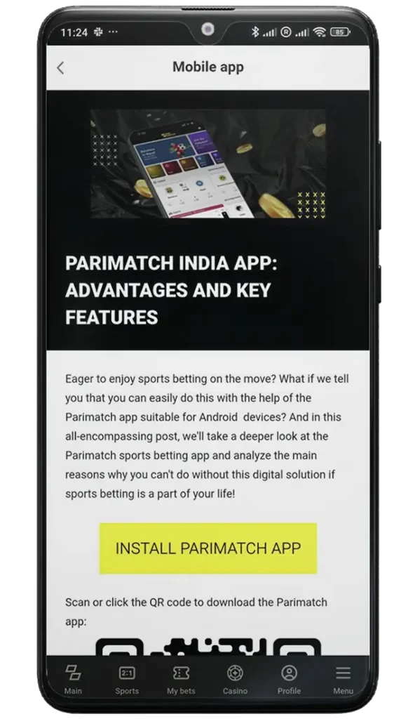 Download Parimatch App for Android