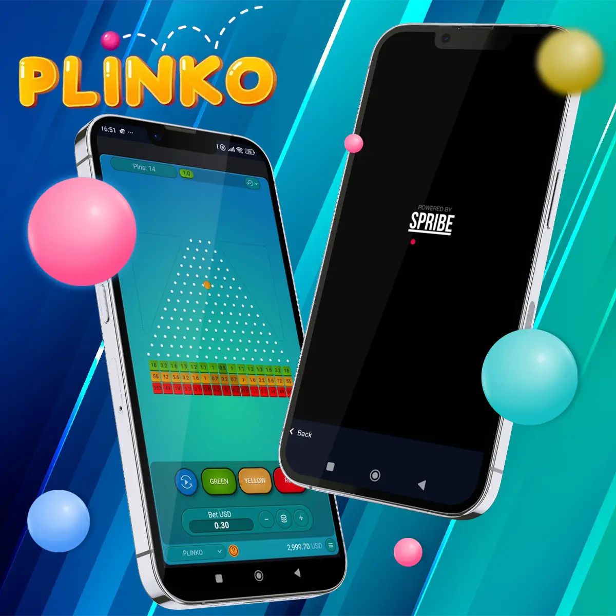 Plinko game app for Android iOS, and Windows